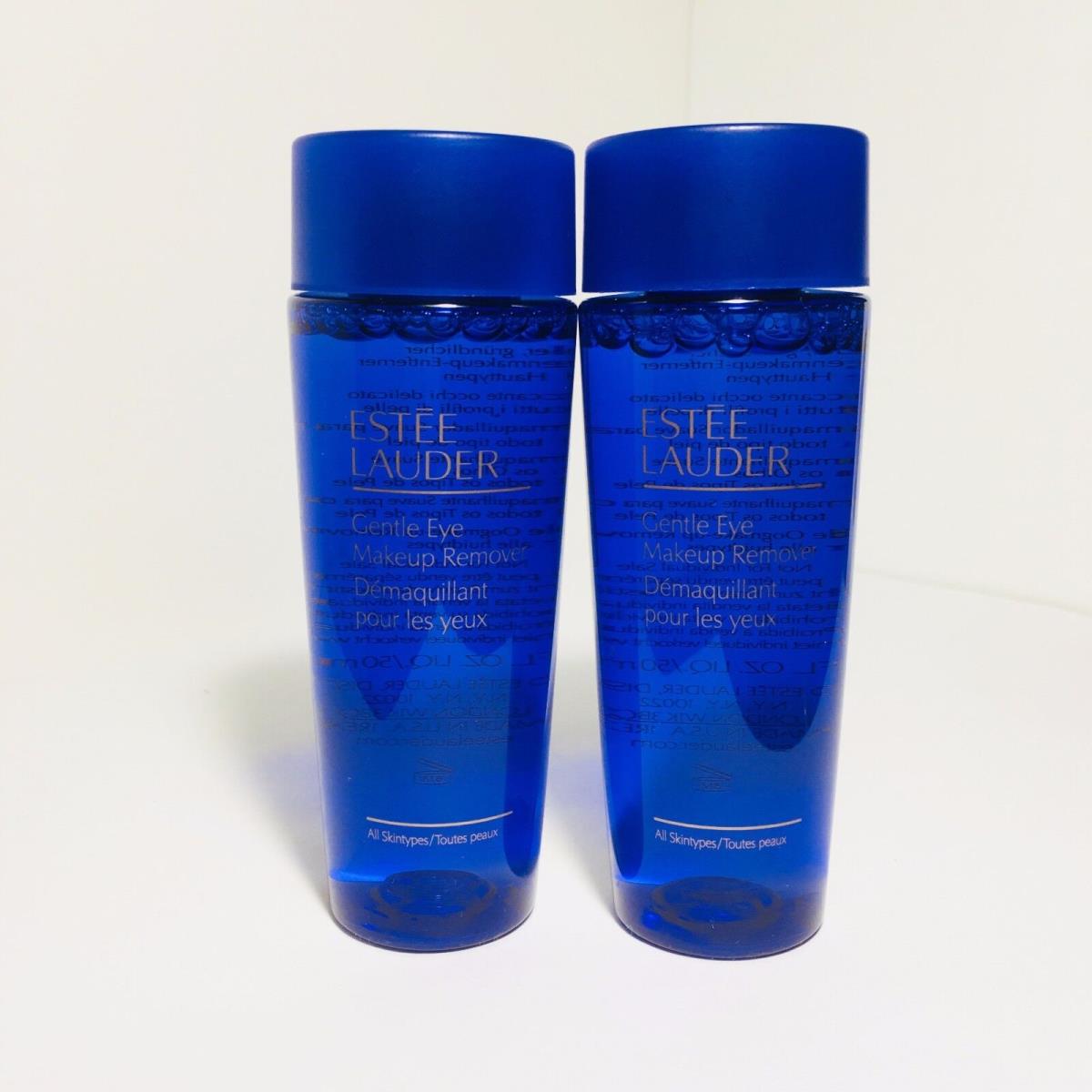 2 x Estee Lauder Gentle Eye Makeup Remover 1.7oz/50ml Each Travel Size Unbox