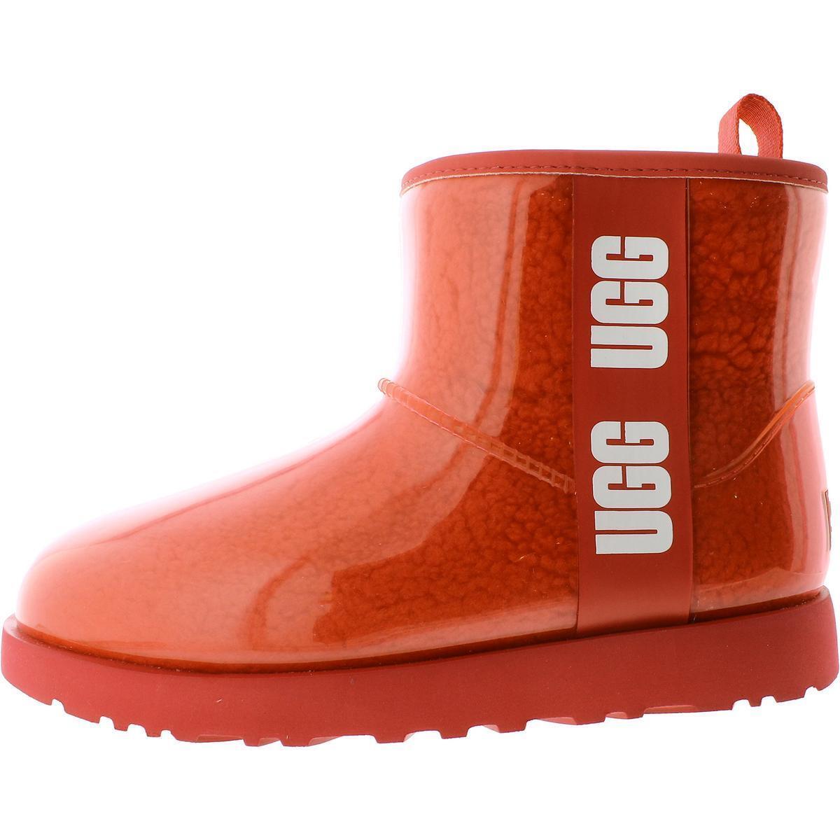 Ugg Womens Classic Clear Mini Waterproof Ankle Winter Boots Shoes Bhfo 6328 Hibiscus Pink