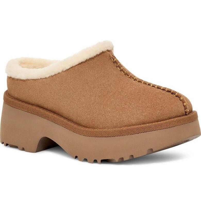 Ugg W New Heights Cozy Clog W Heights Cozy Clog Clogs Chestnut - Chestnut