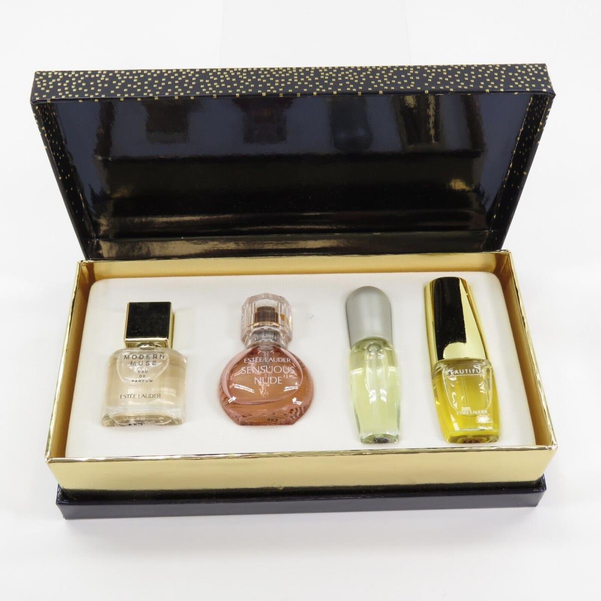 Estee Lauder Fragrance Treasures 4 Pc Spray Eau de Parfum Set Sensuous +