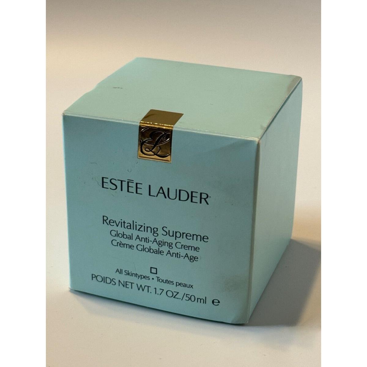 Estee Lauder Revitalizing Supreme Global Anti-aging Cell Power Cream 1.7Oz/50ml