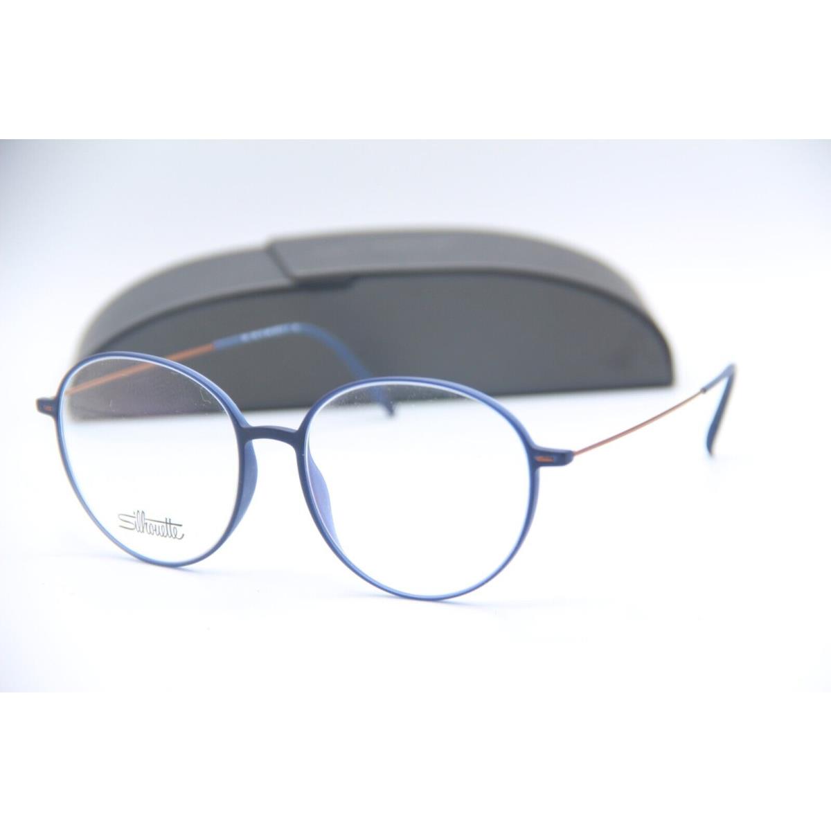 Silhouette Spx 1587 75 4540 Blue Bronze Frames Eyeglasses 53-17