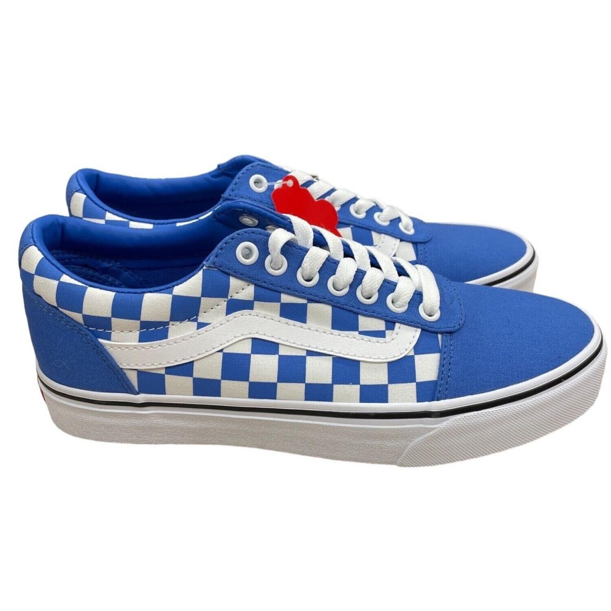 Vans Off The Wall Mens Blue Ward Skate Shoes Size 8 Sku 1439 - Blue/White