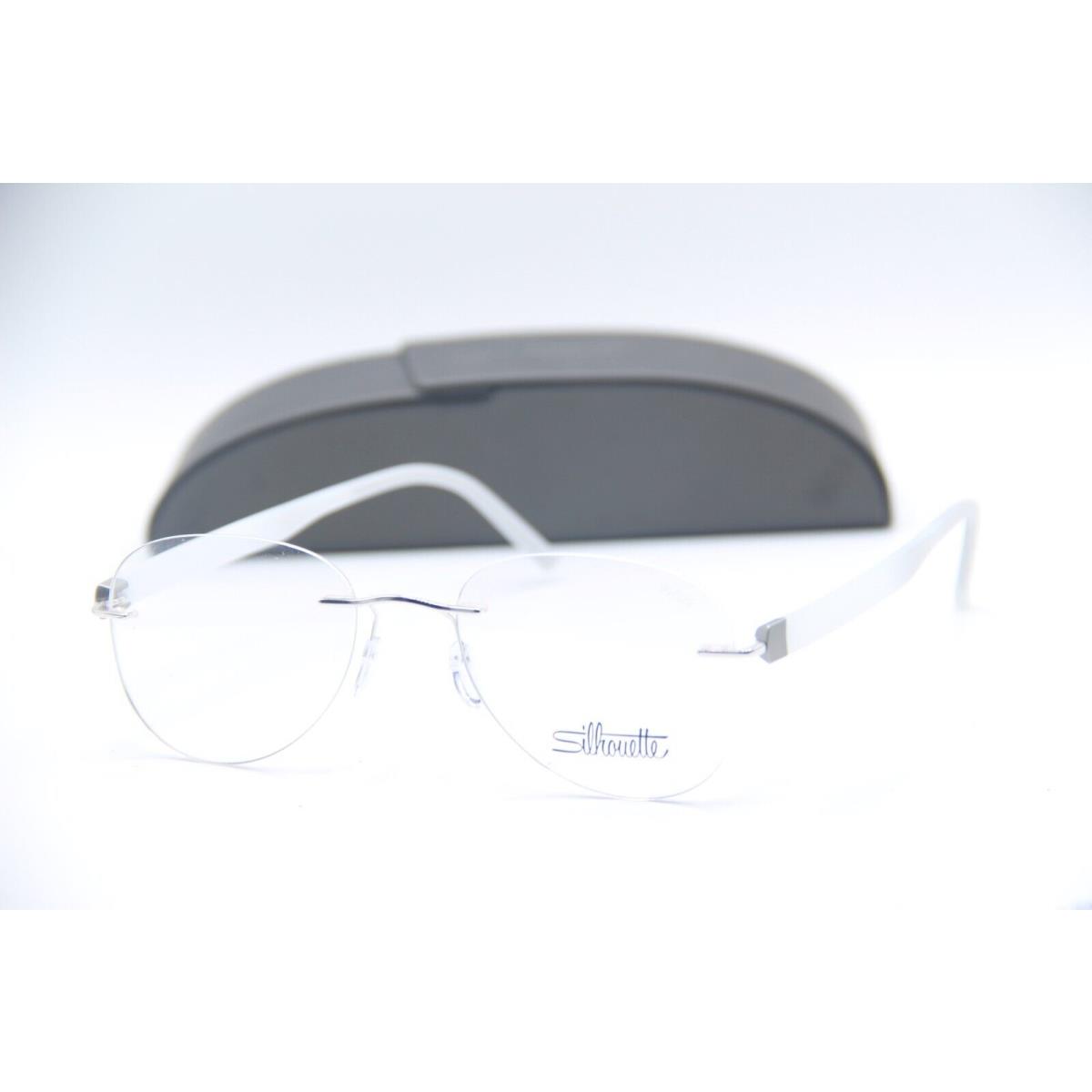 Silhouette Spx 5506 70 7000 Silver White Frames Eyeglasses 54-17