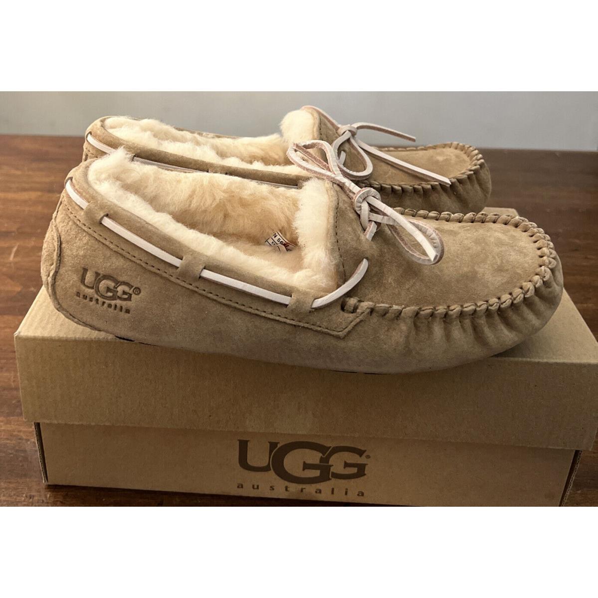 Ugg Dakota 5612 Woman S Slipper/ Moccasins Size 5 Tobacco/