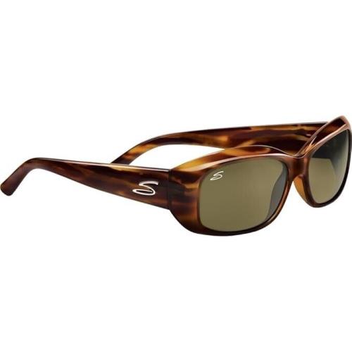 Serengeti Bianca Dark Stripe Tortoise Polarized Lens Sunglasses