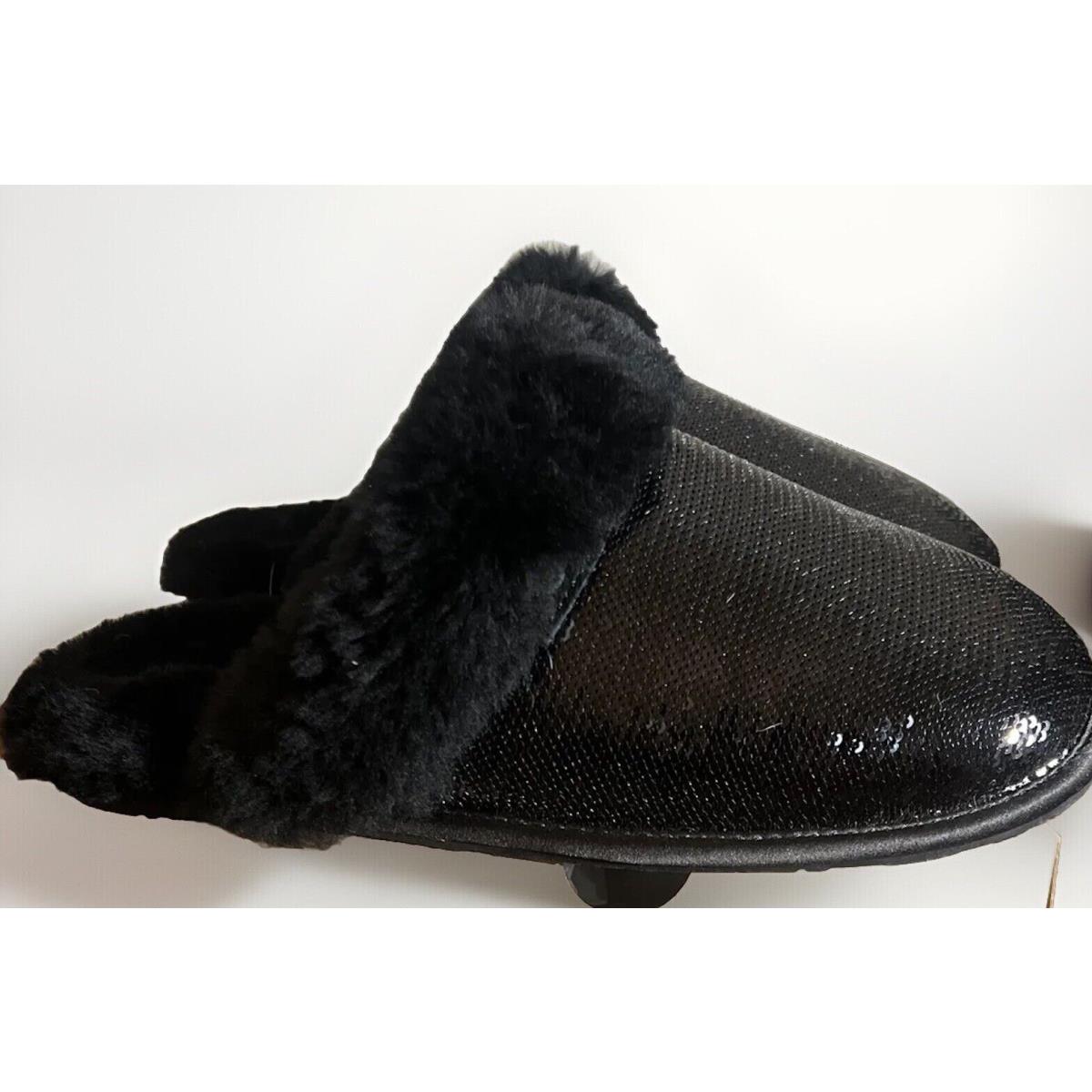 Ugg Scuffette II Mirror Ball Black Woman S Slippers Size 7 1151290