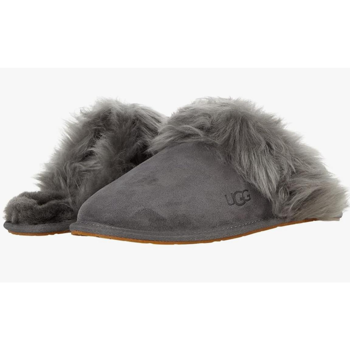 Ugg Scuff Sis Comfy Soft Slippers Charcoal Women`s