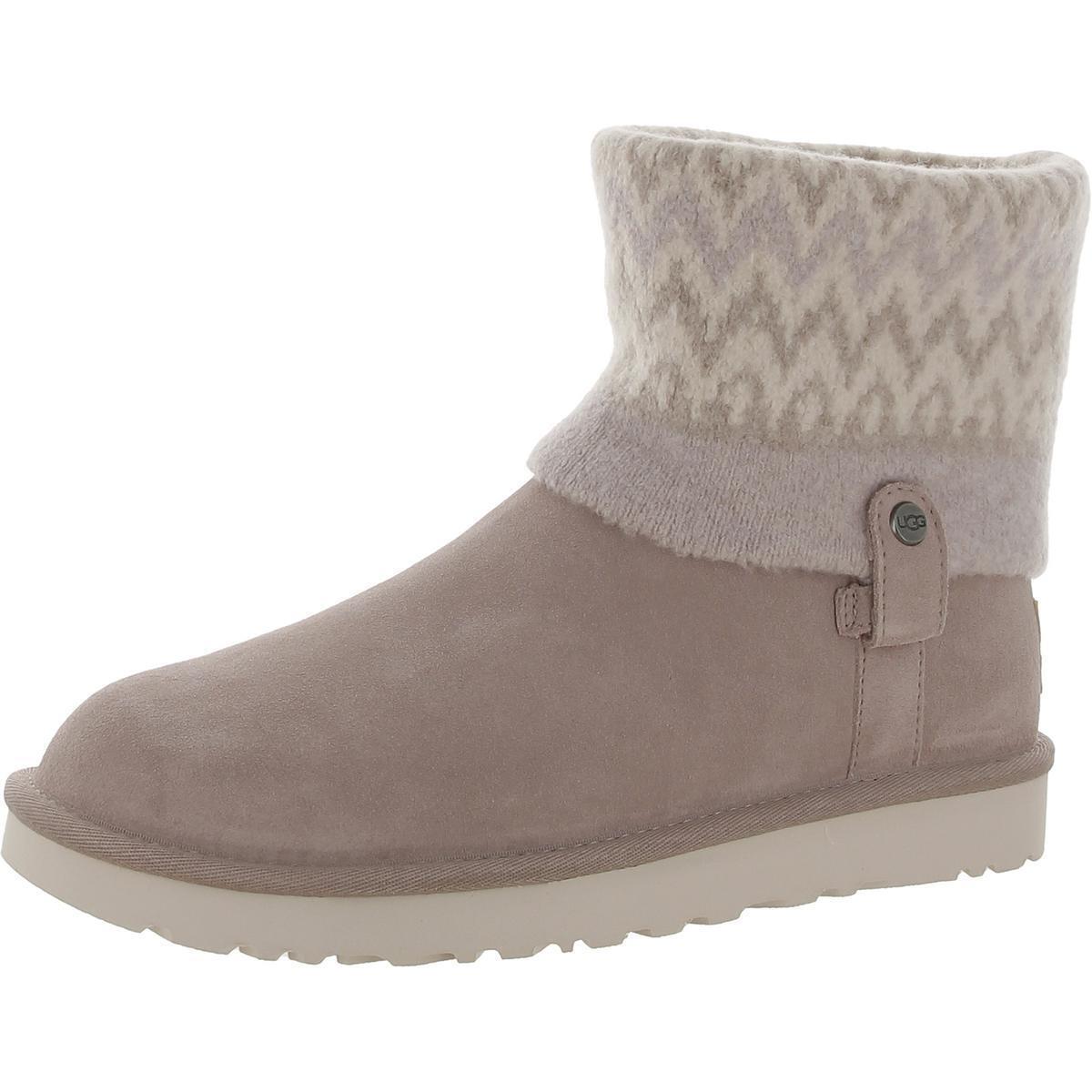 Ugg Womens Saela Icelandic Pink Ankle Boots Shoes 10 Medium B M Bhfo 4794