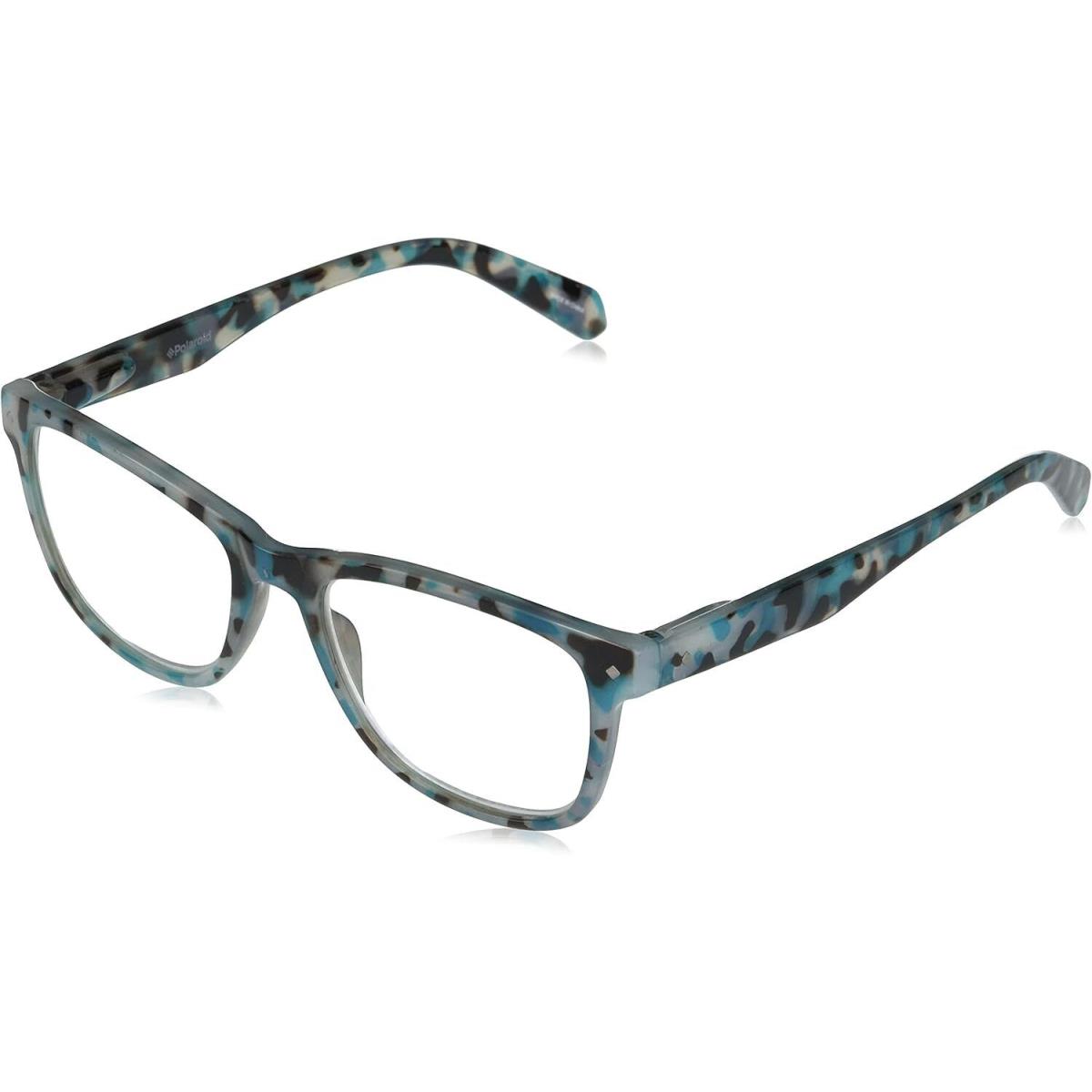 Polaroid Sunglasses Pld 0020/R Square Reading Glasses Blue Havana/demo Lens 52