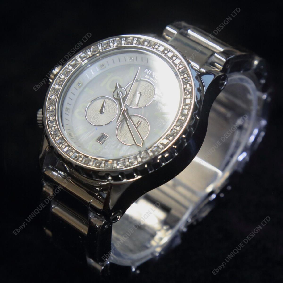 US Nixon A037-710 42-20 Chrono Crystal Watch A037710 Gift Fastship