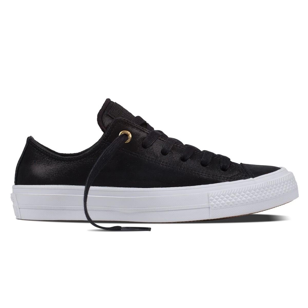 Converse Women`s Chuck Taylor All Star II Ox Black/white 6.5