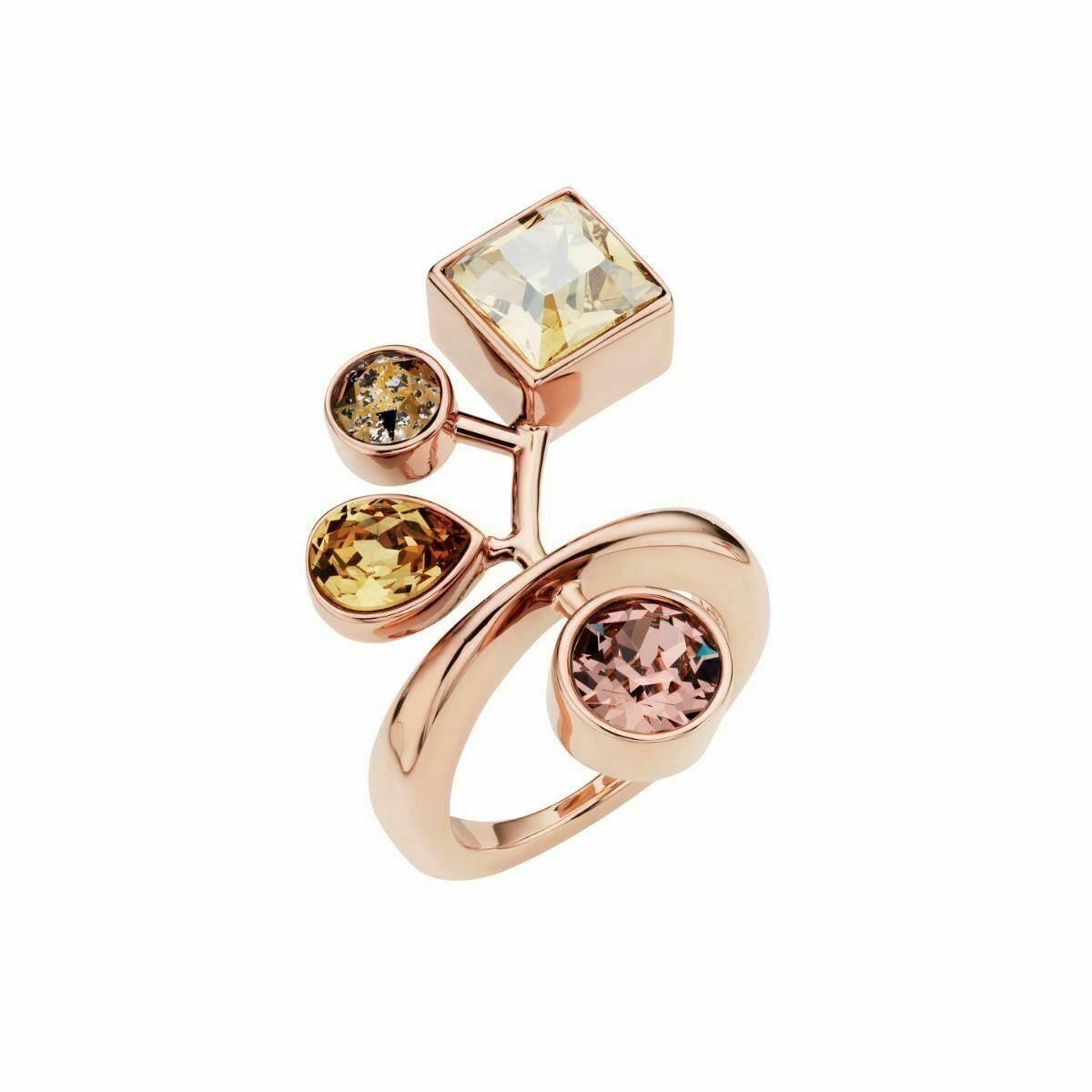 Atelier Swarovski Peter Pilotto Arbol Cocktail Ring Rose Gold 52/55/58