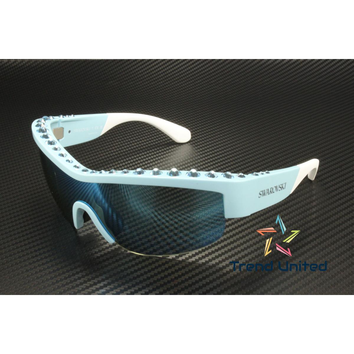 Swarovski SK6014 103655 Lt Blue Light Green Mirror Blue 38 mm Women`s Sunglasses