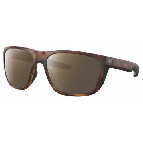 Costa Del Mar Ferg Unisex Polarized Bifocal Sunglass Tortoise Havana 59mm 41 Opt Brown