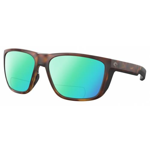 Costa Del Mar Ferg Unisex Polarized Bifocal Sunglass Tortoise Havana 59mm 41 Opt Green Mirror