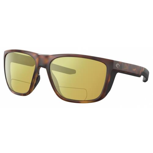 Costa Del Mar Ferg Unisex Polarized Bifocal Sunglass Tortoise Havana 59mm 41 Opt Yellow