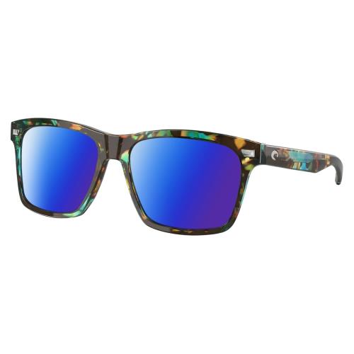 Costa Del Mar Aransas Unisex Polarized Sunglass Blue Brown Tortoise Havana 58 mm