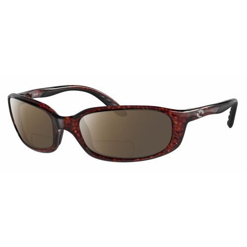 Costa Del Mar Brine Unisex Polarized Bifocal Sunglass Brown Tortoise Havana 59mm Brown