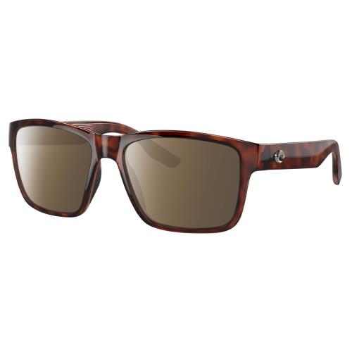 Costa Del Mar Paunch Unisex Polarized Sunglasses Tortoise Havana 57 mm 4 Options Amber Brown Polar