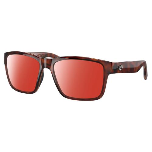 Costa Del Mar Paunch Unisex Polarized Sunglasses Tortoise Havana 57 mm 4 Options Red Mirror Polar