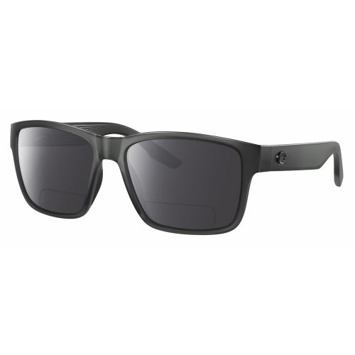 Costa Del Mar Paunch Unisex Polarized Bifocal Reading Sunglass Gray Crystal 57mm Grey