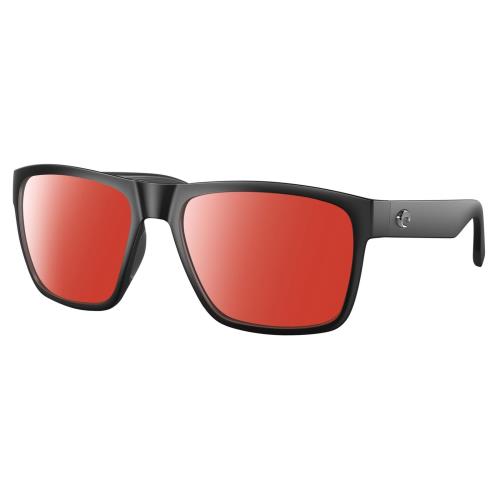 Costa Del Mar Paunch XL Unisex Designer Polarized Sunglass Black 59 mm 4 Options Red Mirror Polar