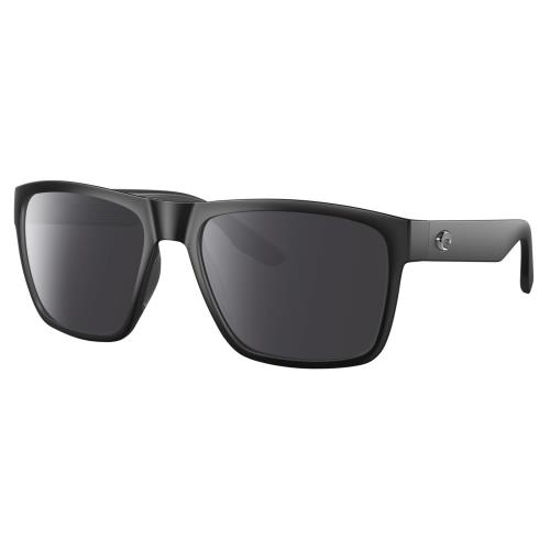 Costa Del Mar Paunch XL Unisex Designer Polarized Sunglass Black 59 mm 4 Options Smoke Grey Polar