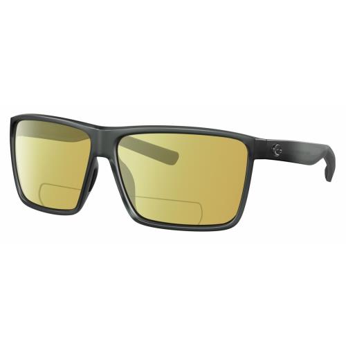 Costa Del Mar Rincon Unisex Polarized Bifocal Reading Sunglass Gray Crystal 63mm Yellow