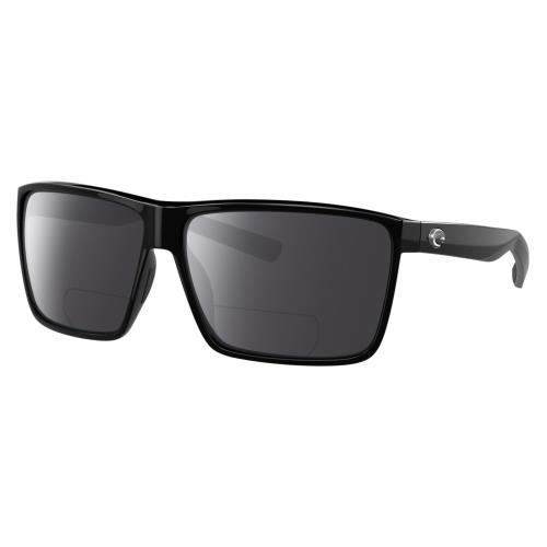 Costa Del Mar Rincon Unisex Polarized Bifocal Reading Sunglass Black 63mm 41 Opt Grey