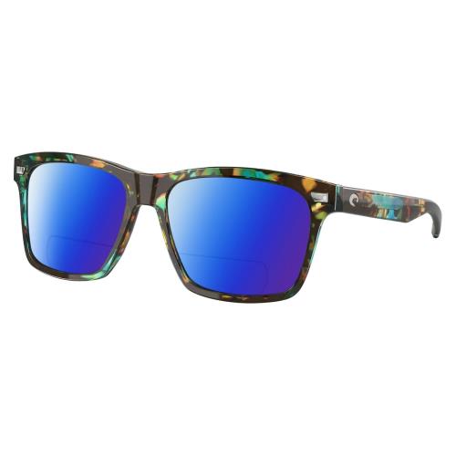 Costa Del Mar Aransas Unisex Polarized Bifocal Sunglass Blue Brown Tortoise 58mm