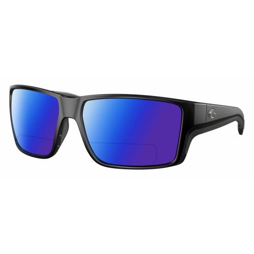 Costa Del Mar Reefton Pro Unisex Polarized Bifocal Reading Sunglasses Black 63mm