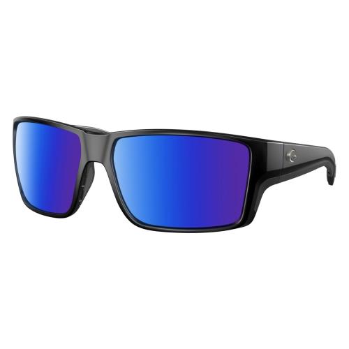 Costa Del Mar Reefton Pro Unisex Designer Polarized Sunglasses Black 63 mm 4 Opt Blue Mirror Polar