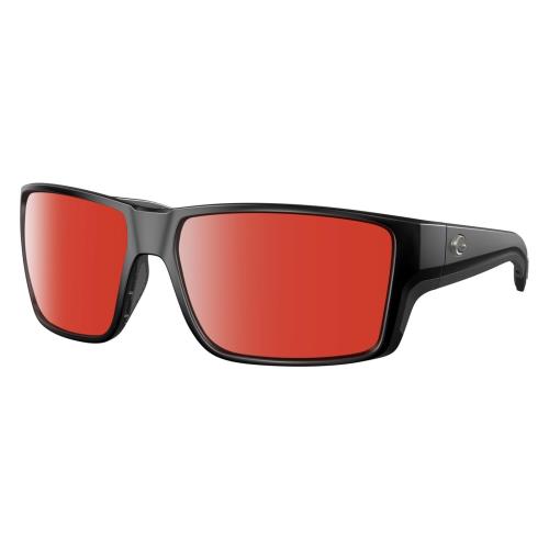 Costa Del Mar Reefton Pro Unisex Designer Polarized Sunglasses Black 63 mm 4 Opt Red Mirror Polar