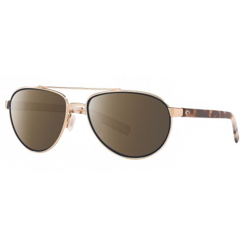 Costa Del Mar Fernandina Women`s Polarized Sunglasses Gold Tortoise Havana 57 mm