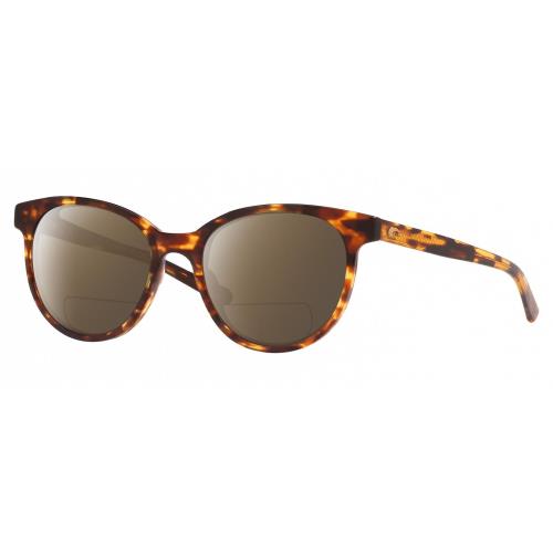 Costa Del Mar Isla Women`s Polarized Bifocal Sunglasses in Tortoise Havana 54 mm Brown