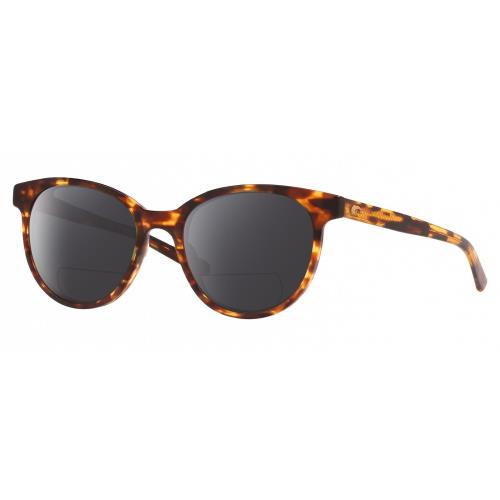 Costa Del Mar Isla Women`s Polarized Bifocal Sunglasses in Tortoise Havana 54 mm Grey