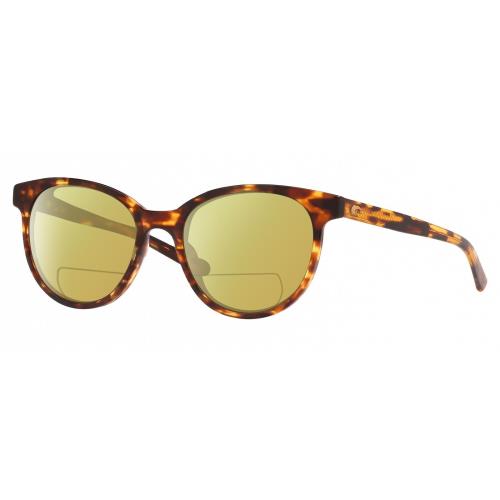 Costa Del Mar Isla Women`s Polarized Bifocal Sunglasses in Tortoise Havana 54 mm Yellow