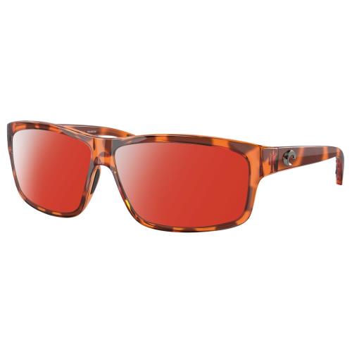 Costa Del Mar Cut Unisex Polarized Sunglasses Tortoise Havana Crystal 60mm 4 Opt Red Mirror Polar