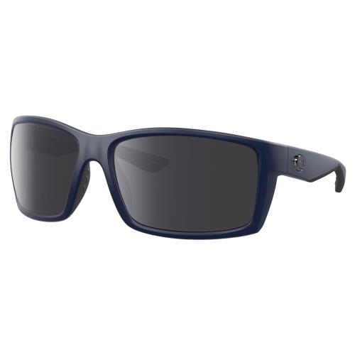 Costa Del Mar Reefton Unisex Polarized Sunglasses Navy Blue Gray 64 mm 4 Options Smoke Grey Polar