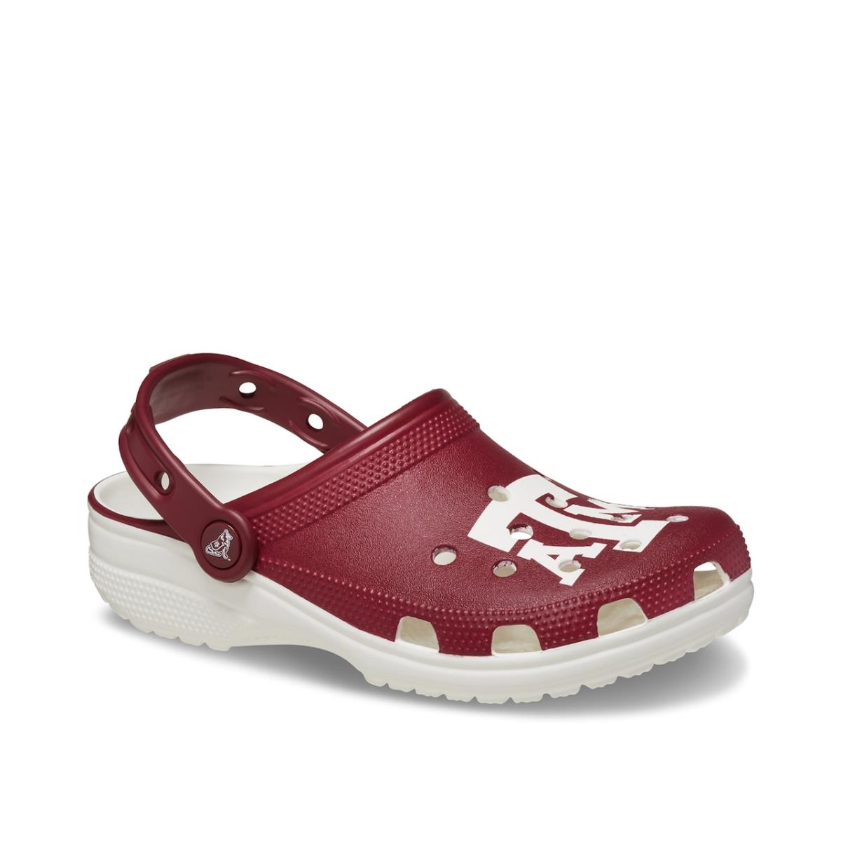 Man`s Clogs Crocs College Texas A Amp M Classic Clog