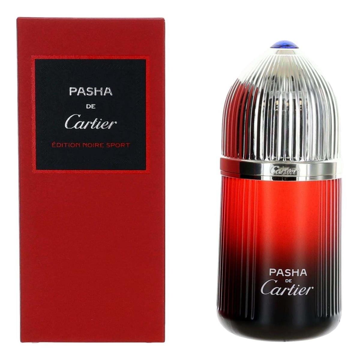 Pasha Noire Sport By Cartier 3.4 Oz Edt Spray For Men