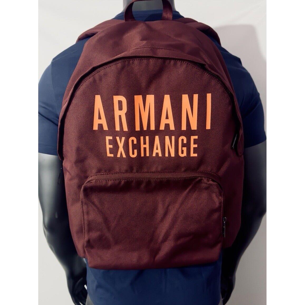 Armani Exchange Logo Nylon Backpack