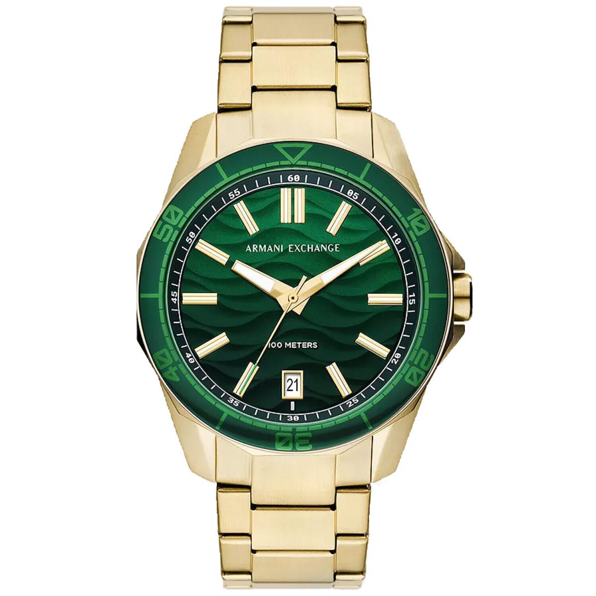 Armani Exchange Men`s Spencer Green Dial Watch - AX1951