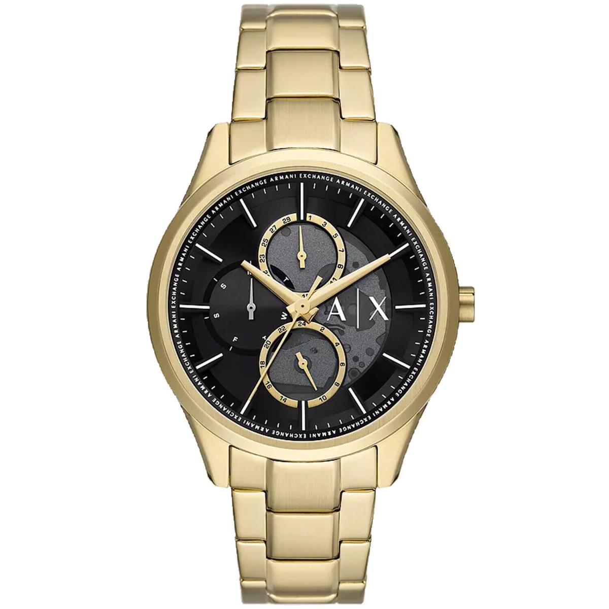 Armani Exchange Men`s Dante Black Dial Watch - AX1875