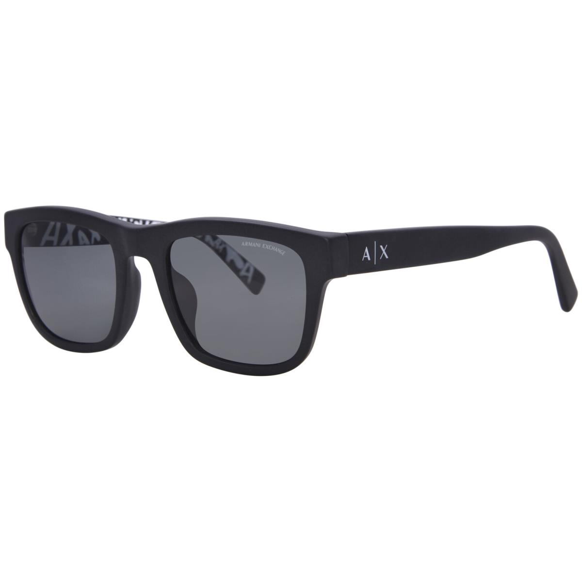 Armani Exchange AX4088SF 802987 Sunglasses Men`s Matte Black/grey Lenses 52mm