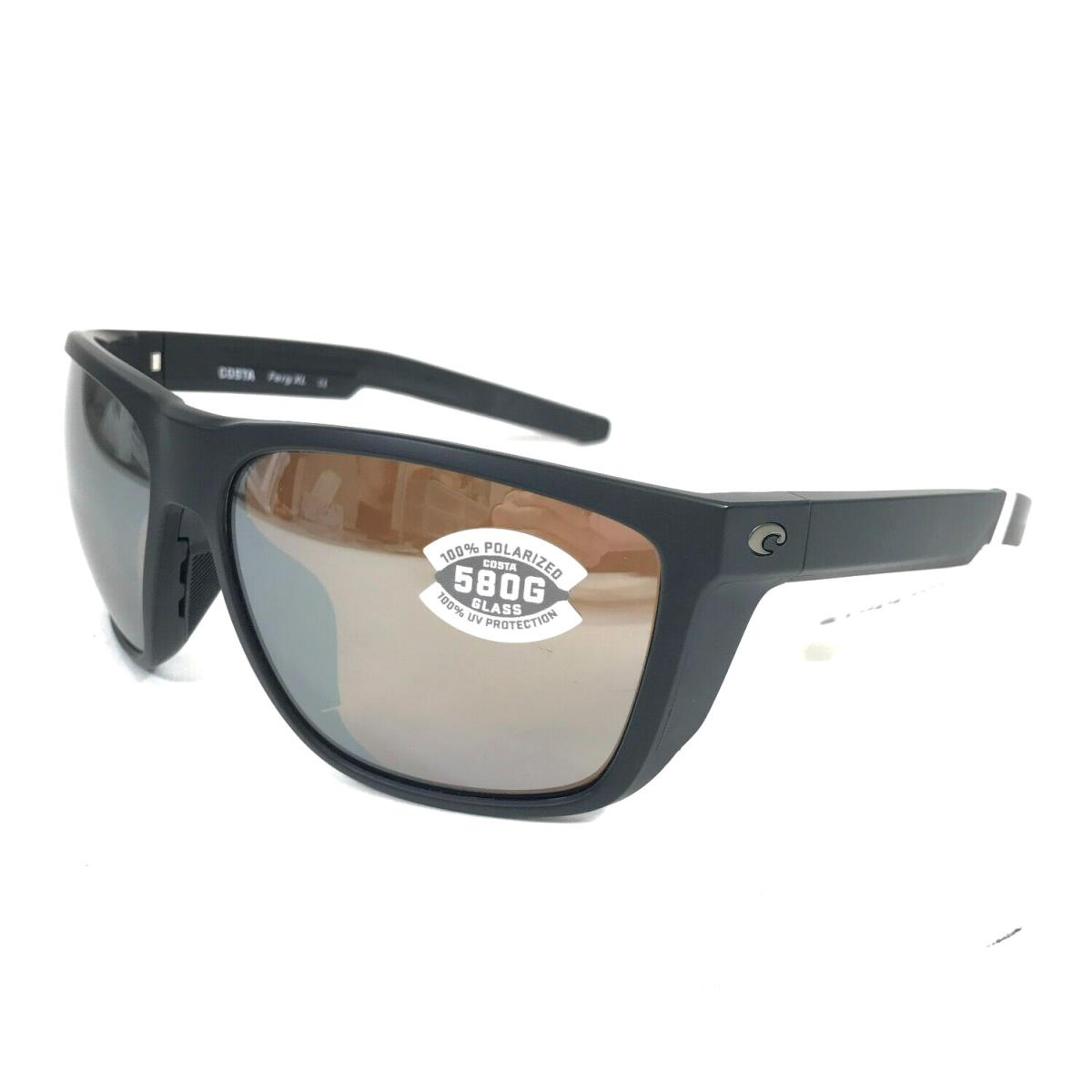 Costa Sunglasses Ferg XL 06S9012-0362 Matte Black with Copper Silver Mirror 580G