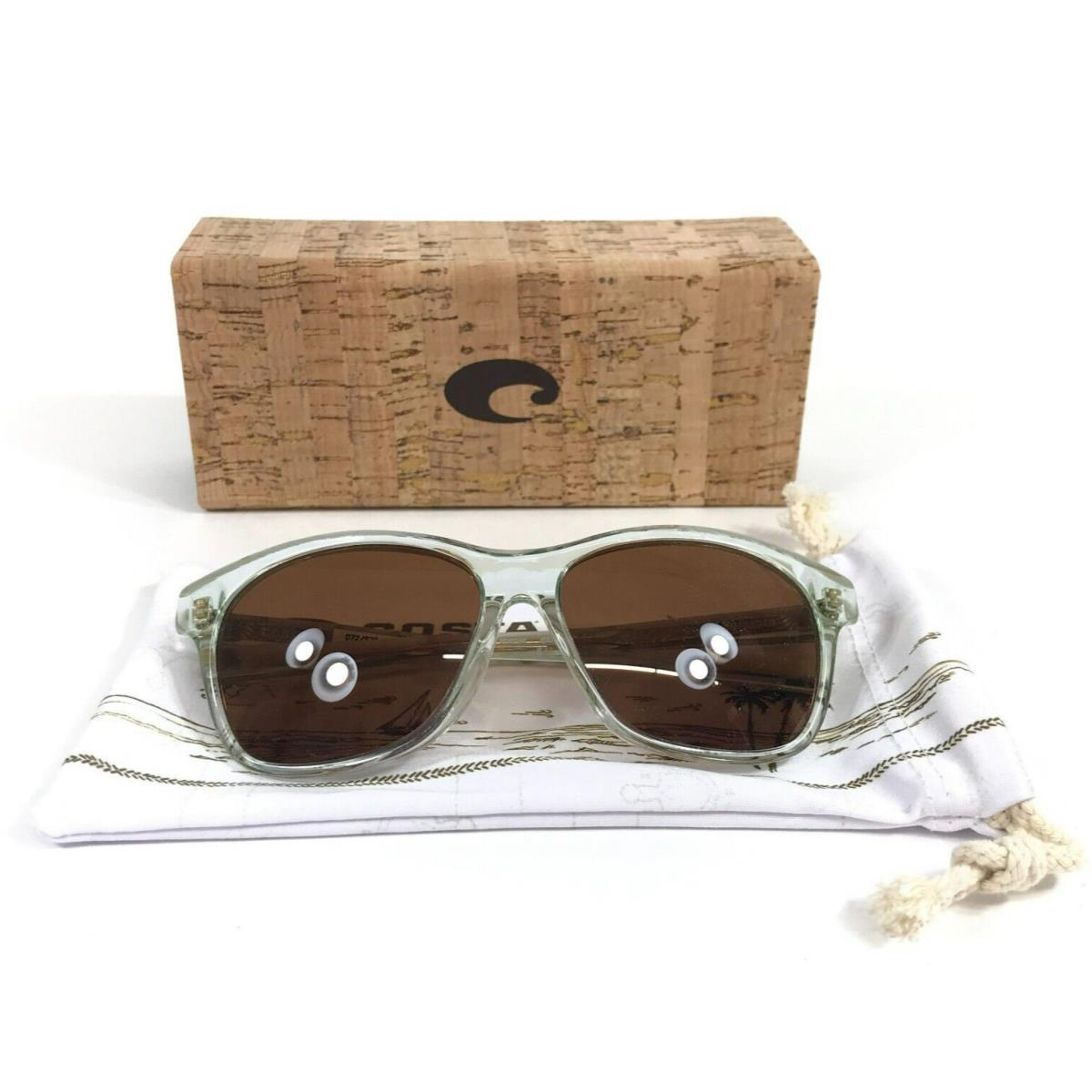 Costa Sunglasses Sarasota SAR209 Crystal Shell Frames with Copper Polarized 580G