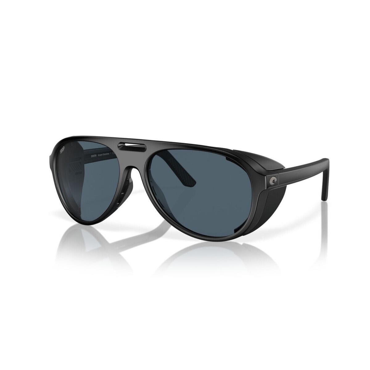 Costa Del Mar Grand Catalina Unisex Sunglasses in Black/polarized Gray 580P 59mm