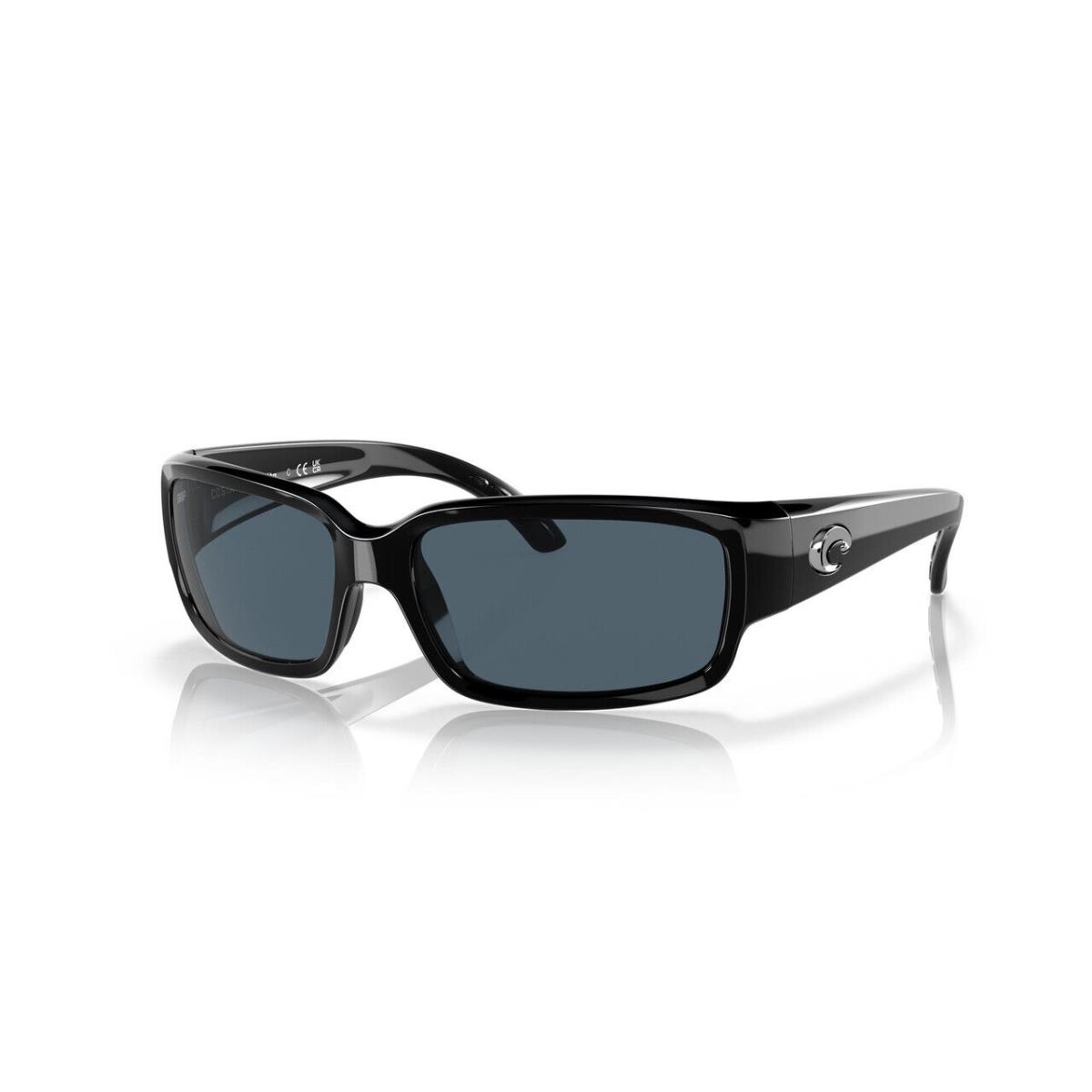 Costa Del Mar Caballito Unisex Designer Sunglass Black/polarized Gray 580P 59 mm